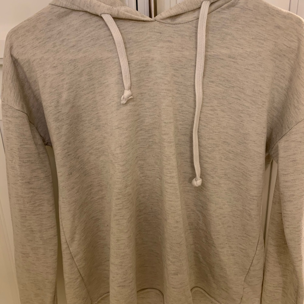Cropped hoodie/sweatshirt